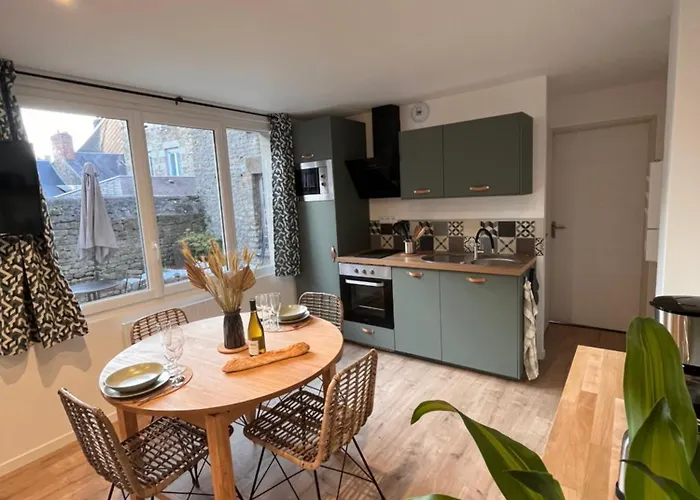 דירה Beau Loft Proche Mont Saint Michel Jaccuzi Illimite En Plein Centre אברנשה